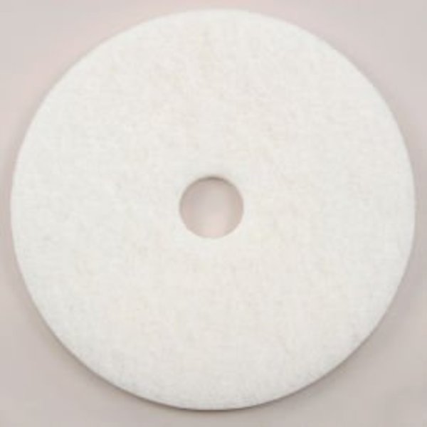 Americo Global Industrial„¢ 20" Polishing Pad, White, 5 Per Case 401220
